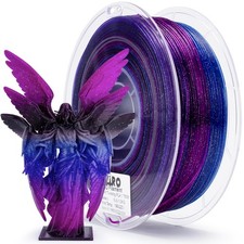 ZIRO Fast Color Change Twinkling PLA, 1.75mm 3D Printing Filament, Galaxy picture