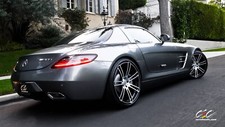 Cars 2015 cec wheels tuning mercedes benz Desk Mat Stitched picture