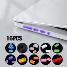 16pcs Protective Ports Cover Silicone Anti-Dust Plug Stopper for Laptop Notebook picture