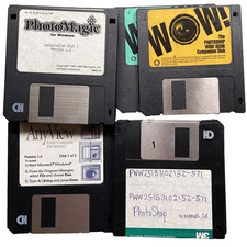Software Lot 3.5” Micrografx PhotoMagic Photoshop WOW AnyView Screen Commander picture