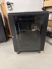 Linier 15U Swing-Out Wall Mount Cabinet Glass Door - Local Pick up Addison TX picture