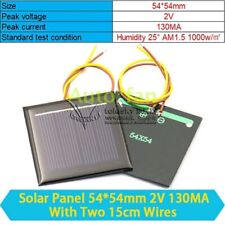 For DIY Test Solar Panels 54*54mm 2V 130MA 5 PCS Brand New picture