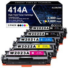 5PK W2020A with Chip Toner for HP 414A Laserjet Pro M454 M454dn M454dw picture