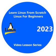 Learn Linux From Scratch Linux For Beginners Video Tutorials 2023 Version DVD picture