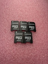 5x Transcend MicroSD to SD Card SDXC SDHC TF Class 4/10 Memory Card Adapter Kit picture