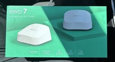 Eero 7 Dual-band mesh Wi-Fi System 2 Pack New Sealed picture