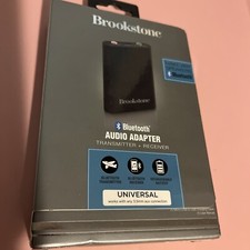 Brookstone Bluetooth Audio Adapter Transmitter & Receiver UNIVERSAL NEW 3.5mm picture