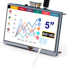 5 Inch Touch Screen Monitor, 800×480 LCD Display for Raspberry Pi | picture