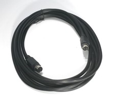 10FT PS2 Black Keyboard Mouse Extension Cable MiniDin6 PS2 picture