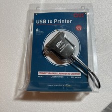 QVS 6ft USB to IEEE1284 Parallel Printer Bi-directional Adaptor Cable picture
