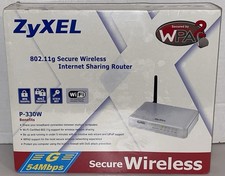 Zyxel Secure Wireless Internet Sharing Router P-330W G 54MBPS Brand New picture