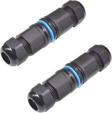 PENGLIN Shielded Waterproof RJ45 Connector 2 Pack,Cat5/5e IP68 Ethernet LAN... picture