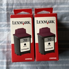 Lexmark 70 Black Print Cartridge Set Of 2 picture