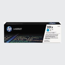 New Open Box HP 201X Cyan LaserJet Toner Cartridge, CF401X picture