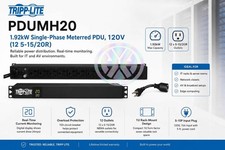 NEW Tripp-Lite PDUMH20 1.92kW Single-Phase Metered PDU, 120V (12 5-15/20R) picture