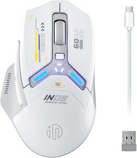 INPHIC IN9 Wireless Gaming Mouse, Real Tri-Mode 2.4G Wireless/Type-C Wired/Bluet picture