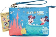 Disney Parks Mickey & Minnie Play in Park Light Up Wristlet Wallet Clutch picture