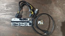 GPU Risers (8 Capacitors) PCIe Lot of 6 With Cable Splitters picture