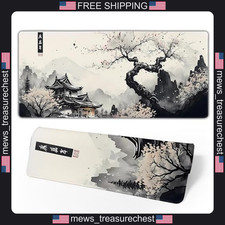 Large Gaming Mouse Pad XL Desk Mat Non-Slip Rubber Base Waterproof 31.5x11.8 picture