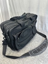 TUMI Alpha Expandable Ballistic Nylon Briefcase Messenger Laptop Bag 204D3 picture
