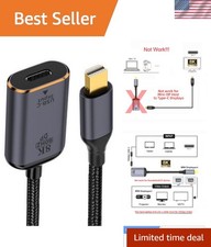 Lightweight USB-C Female to Mini Displayport Cable: 8K/4K for Entertainment picture