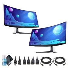 2 x Alienware AW3423DW 34.2