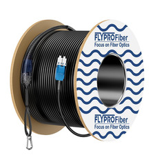 Outdoor Single Mode LC to LC Fiber Patch Cable 50M/164Ft picture