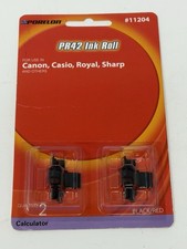 Porelon PR42 Ink Roll 11204 Black Red Calculator Ribbon 2 Pack Sealed picture