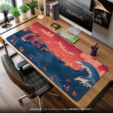 Gyarados Evolution Magikarp Ocean Pokémon Gaming Mouse Pad Desk Mat Accessories picture