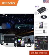 Elegant 16W Fiber Optic Starlight Headliner Kit with APP & Remote for Car & Home picture