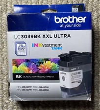 NEW GENUINE - BROTHER LC3039BK XXL ULTRA BLACK INK CARTRIDGE LC3039 - 5/25 picture
