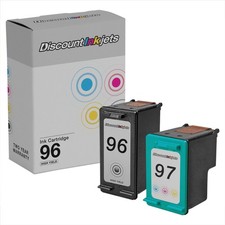 2PK DI Ink Replacement for HP 96 (1xblk) & HP 97 (1xColor) for Deskjet 5748 5740 picture