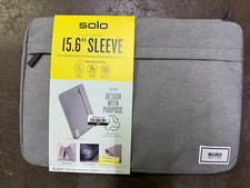 Solo New York 15.6” Laptop Sleeve Grey, NEW Gray picture