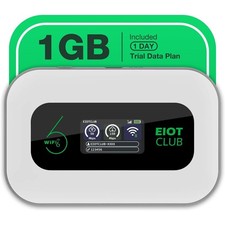 EIOTCLUB 4G LTE Portable WiFi Hotspot Prepaid No Contract 32 Devices 3000mAh picture