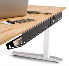 PAMO Cable Management Under Desk for Easy mounting Under-Table I Set of 3 -BEST picture