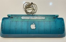 1998 Original Blue iMac Apple USB Keyboard Power Mac G3 M2452 Test FULLY Cleaned picture