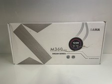 SAMA M360LED Dream Series AIO CPU Liquid Cooler 360mm White LCD Display NEW picture