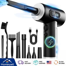 Smart LED Display Air Duster - Rechargeable 3-Gear Electric Blower for All Needs picture