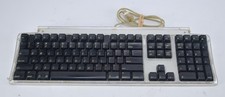 Apple Pro Keyboard M7803 - Wired (USB) - Black And Clear - Fully Working picture