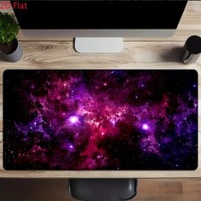 1pc Multi-Size Optional Extra Large Purple Cosmic Gaming Mouse Pad - Thick, Wa picture
