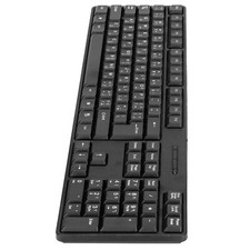Bilingual USB Wired Arabic English Keyboard Black For Computer Laptop Desktop picture