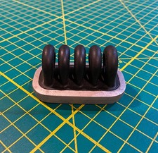 Quirky Cordies Desktop Cable Management Organizer Weighted Base Black Silver picture