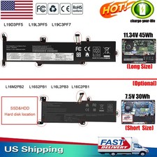 L16L2PB3 L16L2PB1 L16C2PB2 L17L2PF1 Battery for Lenovo IdeaPad 320-15ABR L19C3PF picture