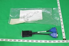 DELL G9438 MOLEX DMS 59 TO 15 PIN VGA DUAL Y CABLE COMPUTER MONITOR 0D7376 picture