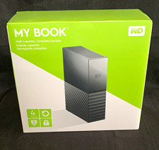 WD My Book 4TB Desktop External Hard Drive USB 3.0 New Sealed WDBBGB0040HBK picture