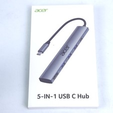 Acer 5 in 1 USB C Hub with 4K HDMI, 100W Power Delivery, 3 USB A Data Ports, ... picture
