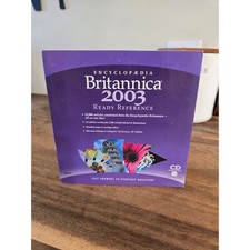 Encyclopaedia Britannica 2003 Ready Reference CD-ROM Windows Mac Software picture