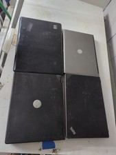 Lot Of 4 Old Vintage Dell Lenovo Hp Laptop For Parts Rebuild As Is Broken picture
