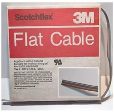 Scotchflex 3M Flat Rainbow Cable 10 Conductors (1 foot) picture