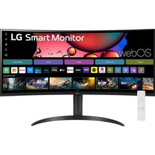 LG 34 Inch Smart Monitor WQHD 1440P Curved Screen 100Hz with Adjustable | Open B picture